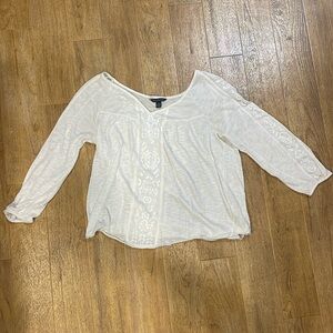 American Eagle White Blouse